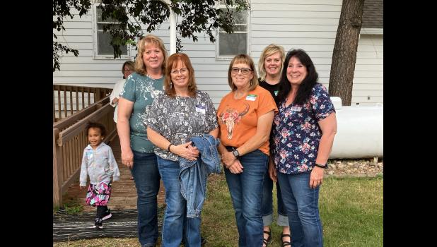 Old friends gather together! (l to r): Tyra Schofield, Holly (O’Dea) Phillips; Sheryl (O’Dea) Schweitzer, Susan O’Dea; and Dawn (Schofield) Simons Courtesy Photo