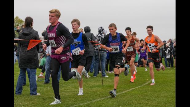 Aidan Craven places 44th with a time of 18:50.84. Photo courtesy of SDPB