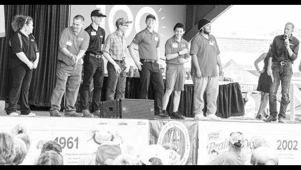 Courtesy photo Daniel Jones of Murdo Family Foods in Murdo, S.D. third from left. Courtesy Photo