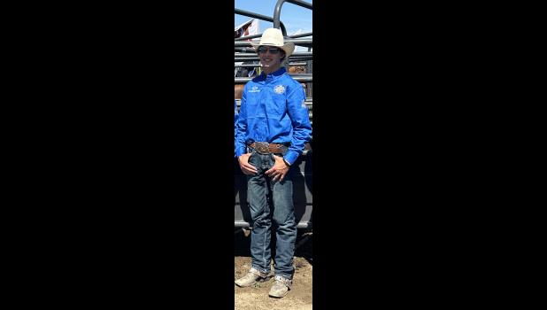 Jakob Long ... Placed 3rd in Reined Cow Horse and qualified for National Finals in July. Photo Courtesy Ashley Price