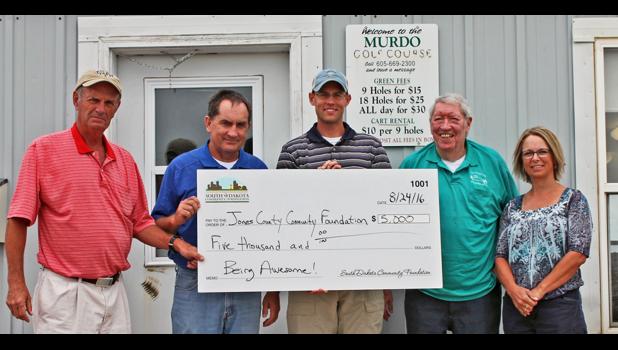 Pictured (L-R): Jim Butt, Brian O’Reilly, Buddy Seiner (SDCF), Dave Geisler and Lori Waldron. Not pictured are Dennis Moore, Bob Rankin, Heather Whitney and Karen Royer.