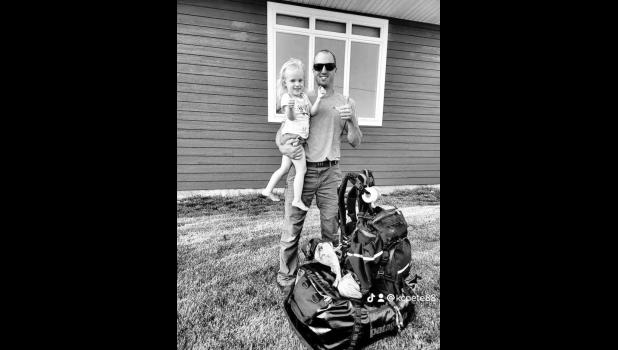 Kasey with his daughter Ava Peters. Courtesy Photo
