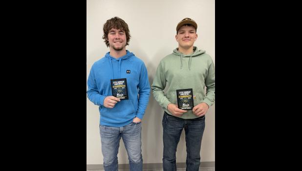 Rylee Veal and Colt Kopren were chosen to the Little Moreau Conference All Conference Boys Basketball Team.