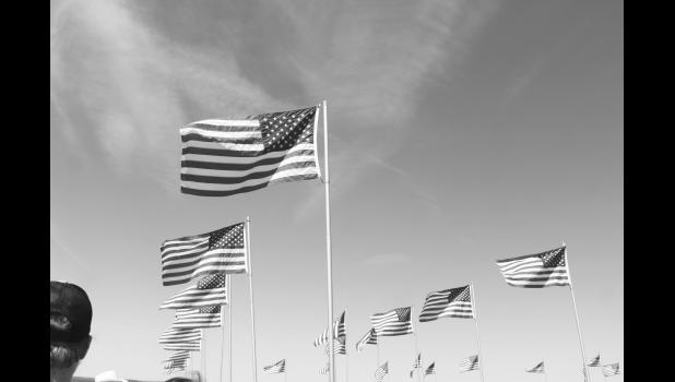 Flags were raised in honor of Memorial Day at the Murdo, Draper, and Immanuel cemeteries. Flags pictured here are at the Draper Cemetery.