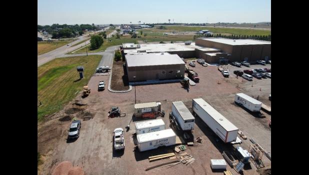 Drone photo of job sight Courtesy Photo