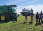 Taiwan Agriculture Trade Goodwill Tour along with Tyrel Eisenbraun and WEDC director Dr. Rochan Burrell at the Eisenbraun family farm on Saturday, Sept. 20th. Courtesy Photo