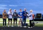Lane Blasius was inducted into the Wall Hall of Fame on Friday, Aug. 29th at the football game. Shown is Lane’s sister and three brothers. Courtesy Kim Handcock