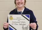 Cheyenne Hendrickson earned 1st place in Employment Skills