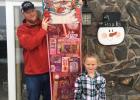Moses Building Center drew the winner for their annual “Largest Stocking in the World” in December and Lainey Elshere, daughter of Casey and Rachelle (Hauk) Elshere of Hot Springs, is the 2019 winner! Congratulations Lainey! Photo courtesy of Moses Building Center