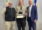 Pictured (l to r): Haakon Co. Sheriff Tim Quinn, Brayden Doolittle, Attorney General Marty Jackley. Courtesy Photo