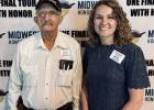 Philip Pearson with his guardian, Mallory Minor. Courtesy Photo